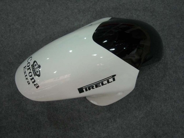 1996-2007 Suzuki GSXR 1300 Hayabusa Motorcycle Fairings - White Black Corona