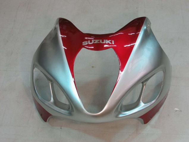 1996-2007 Suzuki GSXR 1300 Hayabusa Motorcycle Fairings - Silver Red Hayabusa