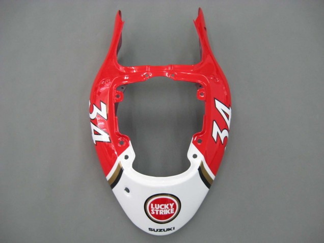 1996-2007 Suzuki GSXR 1300 Hayabusa Motorcycle Fairings - White Red Motul