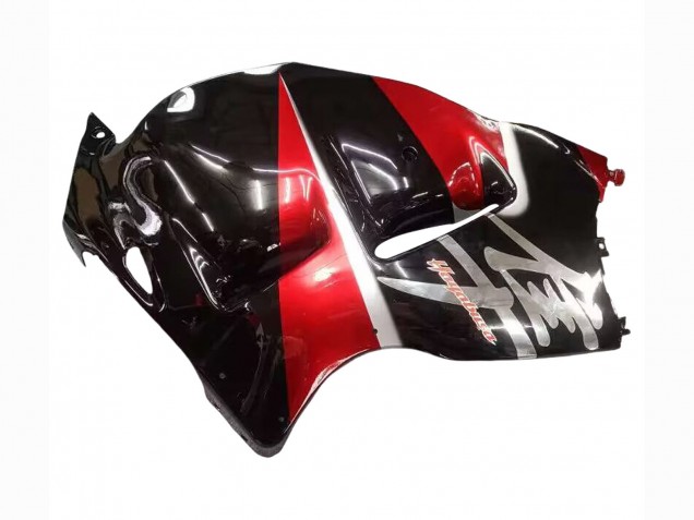 1996-2007 Suzuki GSXR 1300 Hayabusa Motorcycle Fairings - Red Glossy Black Hayabusa