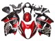 1996-2007 Suzuki GSXR 1300 Hayabusa Motorcycle Fairings - Red Glossy Black Hayabusa