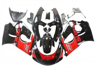 Cheap 1996-2000 Suzuki GSXR 600 / GSXR 750 Motorcycle Fairings - Black Red