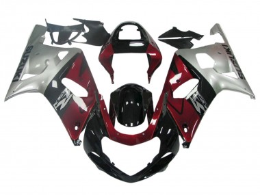 Cheap 1996-2000 Suzuki GSXR 600 / GSXR 750 Motorcycle Fairings - Dark Blue White