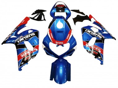 Cheap 2001-2003 Suzuki GSXR 600 / GSXR 750 Motorcycle Fairings - Blue Red Racing