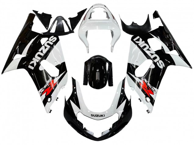 2001-2003 Suzuki GSXR 600 / GSXR 750 Motorcycle Fairings - White Glossy Black Red