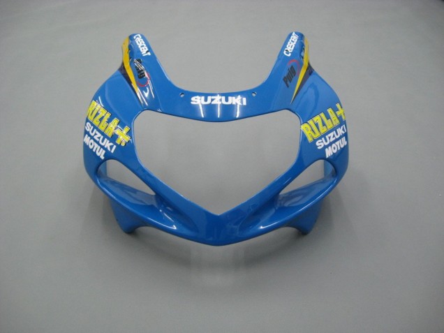 2001-2003 Suzuki GSXR 600 / GSXR 750 Motorcycle Fairings - Blue Yellow Black Motul Rizla