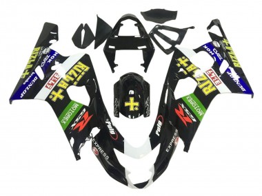 Cheap 2001-2003 Suzuki GSXR 600 / GSXR 750 Motorcycle Fairings - Glossy Black Green White Yellow Rizla