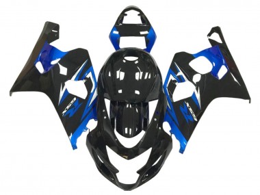 Cheap 2004-2005 Suzuki GSXR 600 / GSXR 750 Motorcycle Fairings - Glossy Black Blue