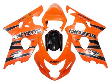 Cheap 2004-2005 Suzuki GSXR 600 / GSXR 750 Motorcycle Fairings - Orange Black