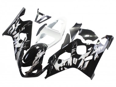 Cheap 2004-2005 Suzuki GSXR 600 / GSXR 750 Motorcycle Fairing - White Black
