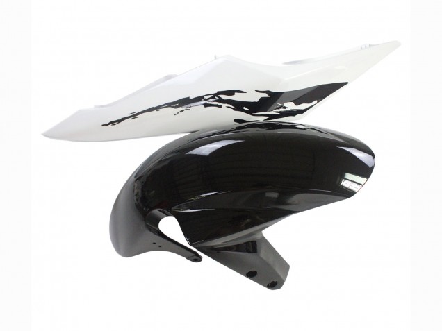 2004-2005 Suzuki GSXR 600 / GSXR 750 Motorcycle Fairing - White Black