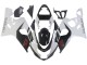 2004-2005 Suzuki GSXR 600 / GSXR 750 Motorcycle Fairings - White Black Red
