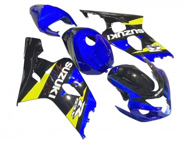 Cheap 2004-2005 Suzuki GSXR 600 / GSXR 750 Motorcycle Fairings - Blue Yellow Black