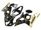 2004-2005 Suzuki GSXR 600 / GSXR 750 Motorcycle Fairings - Glossy Black Gold Corona