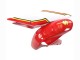 2004-2005 Suzuki GSXR 600 / GSXR 750 Motorcycle Fairings - White Red Yellow Michelin Texaon Heron 7