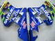 2004-2005 Suzuki GSXR 600 / GSXR 750 Motorcycle Fairings - Blue White Yellow Green Telefonica Motul MoviStar