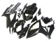 2006-2007 Suzuki GSXR 600 / GSXR 750 Motorcycle Fairings - Glossy Black Gold Stripe