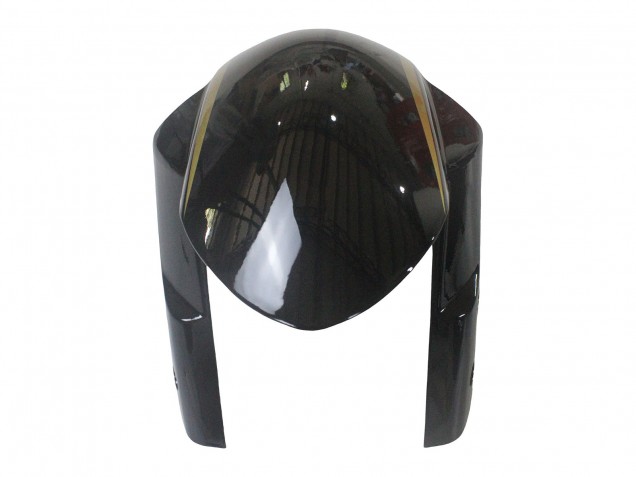 2006-2007 Suzuki GSXR 600 / GSXR 750 Motorcycle Fairings - Glossy Black Gold Stripe