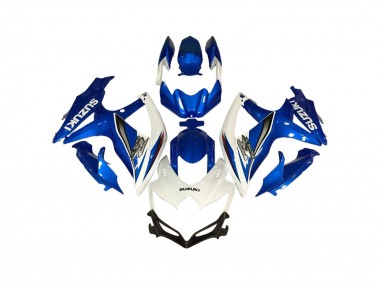 Cheap 2006-2007 Suzuki GSXR 600 / GSXR 750 Motorcycle Fairings - White Blue