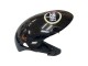 2006-2007 Suzuki GSXR 600 / GSXR 750 Motorcycle Fairings - Glossy Black White Motul Lucky Strike
