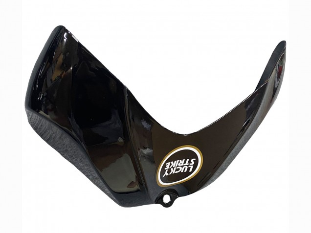 2006-2007 Suzuki GSXR 600 / GSXR 750 Motorcycle Fairings - Glossy Black White Motul Lucky Strike