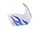 2006-2007 Suzuki GSXR 600 / GSXR 750 Motorcycle Fairings - White Blue Flame