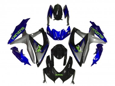 Cheap 2008-2010 Suzuki GSXR 600 / GSXR 750 Motorcycle Fairings - Blue Grey Glossy Black Green