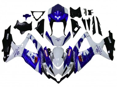Cheap 2008-2010 Suzuki GSXR 600 / GSXR 750 Motorcycle Fairings - White Blue Matte Black Red Motul
