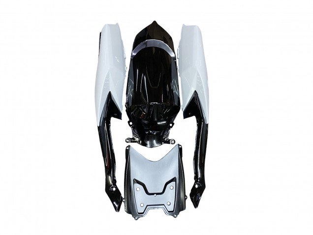 2008-2010 Suzuki GSXR 600 / GSXR 750 Motorcycle Fairing - White Black
