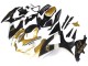 2008-2010 Suzuki GSXR 600 / GSXR 750 Motorcycle Fairings - Matte Black White Gold
