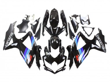 Cheap 2008-2010 Suzuki GSXR 600 / GSXR 750 Motorcycle Fairings - Glossy Black Blue