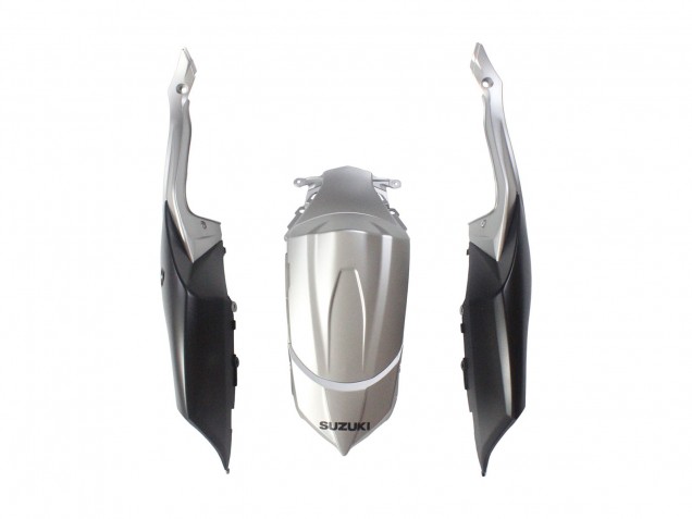 2008-2010 Suzuki GSXR 600 / GSXR 750 Motorcycle Fairings - Silver Matte Black