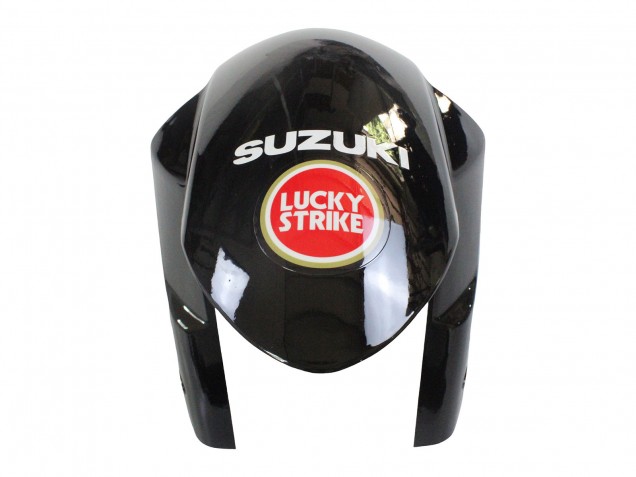 2008-2010 Suzuki GSXR 600 / GSXR 750 Motorcycle Fairings - Glossy Black Red White Motul Lucky Strike