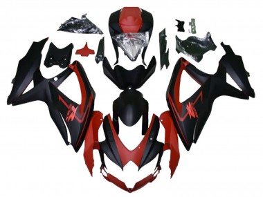 Cheap 2008-2010 Suzuki GSXR 600 / GSXR 750 Motorcycle Fairings - Maroon Red Matte Black