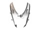 2011-2024 Suzuki GSXR 600 / GSXR 750 Motorcycle Fairing - Glossy Black Silver