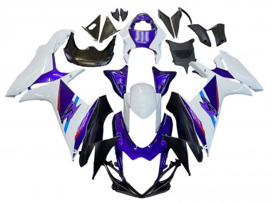 Cheap 2011-2024 Suzuki GSXR 600 / GSXR 750 Motorcycle Fairings - Blue Purple White