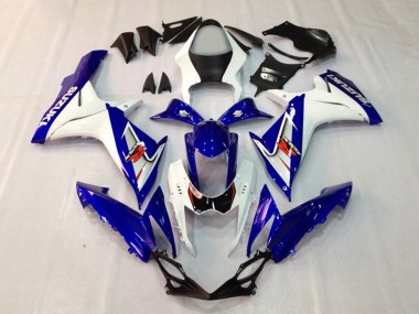 Cheap 2011-2024 Suzuki GSXR 600 / GSXR 750 Motorcycle Fairings - Blue White
