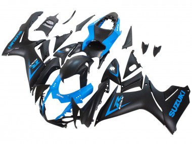 Cheap 2011-2024 Suzuki GSXR 600 / GSXR 750 Motorcycle Fairing - Blue Matte Black