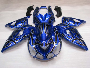 Cheap 2011-2024 Suzuki GSXR 600 / GSXR 750 Motorcycle Fairings - Blue Black