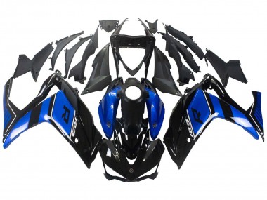 Cheap 2015-2018 Yamaha YZF R3/R25 Motorcycle Fairing - Blue Glossy Black