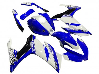 Cheap 2015-2018 Yamaha YZF R3/R25 Motorcycle Fairings - White Blue Black Racing
