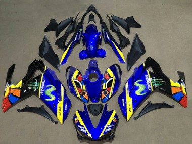 Cheap 2015-2018 Yamaha YZF R3/R25 Motorcycle Fairings - Blue Yellow Red Black Green Monster