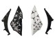 2015-2018 Yamaha YZF R3/R25 Motorcycle Fairings - White Green Glossy Black