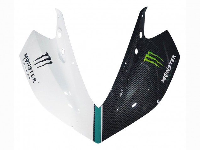 2015-2018 Yamaha YZF R3/R25 Motorcycle Fairings - White Green Glossy Black