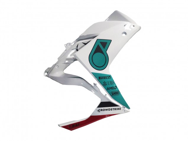 2015-2018 Yamaha YZF R3/R25 Motorcycle Fairings - White Green Glossy Black