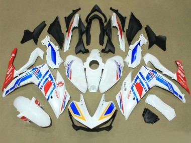 Cheap 2015-2018 Yamaha YZF R3/R25 Motorcycle Fairings - White Blue Red Yamalube
