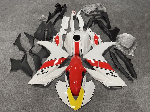 2015-2018 Yamaha YZF R3/R25 Motorcycle Fairings - White Red Black