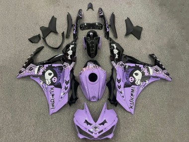 Cheap 2015-2018 Yamaha YZF R3/R25 Motorcycle Fairings - Purple White Black