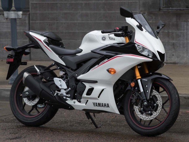 2015-2018 Yamaha YZF R3/R25 Motorcycle Fairings - White Red