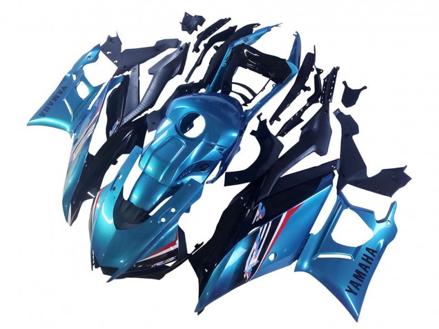 2019-2021 Yamaha YZF R3/R25 Motorcycle Fairing - Blue Black